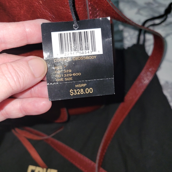 Frye Deep Red Leather Corrine - Picture 9 of 9